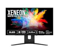 Corsair XENEON 27QHD240 27 Pulgadas OLED Monitor para Juegos - 2560 x 1440, 240Hz, 0.03ms, Compatible NVIDIA G-Sync, AMD FreeSync™ Premium, DisplayHDR10, HDMI 2.1 - Negro