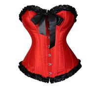 Corsé para mujer, color negro, busto completo, corpiño gótico, burlesque, top satinado, push-up, blusa steampunk, vintage, tallas grandes, blusa, corsé, chaleco, entrenamiento de cintura, ropa