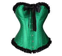 Corsé para mujer, color negro, busto completo, corpiño gótico, burlesque, top satinado, push-up, blusa steampunk, vintage, tallas grandes, blusa, corsé, chaleco, entrenamiento de cintura, ropa