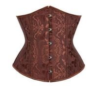 Corset Blanco Acero Corsé Elástico Corset Pirata Mujer Corsé Overbust Gótico Corpiño Encaje Lencería Steampunk Navidad y Halloween Carnaval