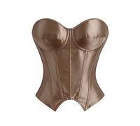 Corset Corto Estilo Cortesano con Ballenas, Bandeau para Noche de Brujas