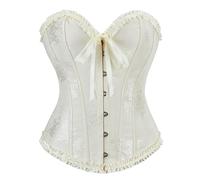Corset Mujer Black Corset Negro Mujer Azul Disfraz Gotica Marino Gótico Bustier Marron Y Rojo Corpiños Morado Lila Body Encaje Corsé 5Xl Corse White Blanco Corpete Vampiro Halloween Costume Women