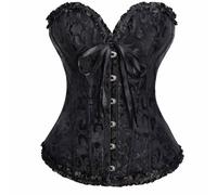 Corset Mujer,Shapewear Mujer Retro Fishbone Tribunal Corsé Underwear con Cordones Palacio Bandeau Vestido de Bola Accesorios Clásico Flores Corsé Medieval Bustier Corset Sin Tirantes Body Shaper