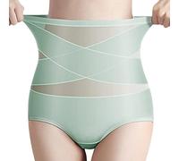 Corset Reductor Faja Después De Operación Slip Shorts para Debajo De Los Vestidos Mujeres Boyshorts Sin Costuras Bragas Interior Anti Rozaduras Shorts Tiendas Fajas Colombianas Mint Green L