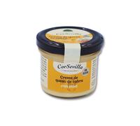 Corsevilla - Crema Queso Cabra Curado - Miel - Queso Untar - Gourmet - Miel - 1 unidadad - 100 g unidad aprox - 100 g aprox.