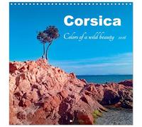 Corsica - Colors of a wild beauty (Wall Calendar 2026 12" x 24" / 30 x 60 cm (open)) CALVENDO 12 Month Wall Calendar