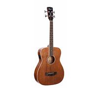 Cort AB590MF - Bajo electroacústico corto escala, natural poros abiertos (+ funda)