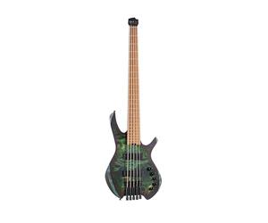 Cort Baja Espacial 5 cuerdas Headless Star Dust Green