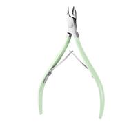 Corta cuticulas 1/2/4 Uds cortaúñas de acero inoxidable for cutículas cortador de uñas arte manicura pedicura cuidado alicate cortador herramientas de belleza for uñas para Manicura(GREEN-1PCS)