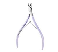 Corta cuticulas 1/2/4 Uds cortaúñas de acero inoxidable for cutículas cortador de uñas arte manicura pedicura cuidado alicate cortador herramientas de belleza for uñas para Manicura(PURPLE-1PCS)