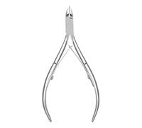 Corta cuticulas Pinza for cutículas de uñas de los pies, cortaúñas de acero inoxidable, tijeras, alicates, herramientas de manicura para Manicura(Silver-1pcs-1)