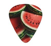 Corta sandía en trozos de púas de guitarra en tamaños finos, medianos y gruesos, juego de 12 piezas, adecuado para guitarra eléctrica y varios instrumentos