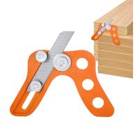 Cortabordes para carpintería, herramienta para bordes rectos ligera - cortador de biselado telescópico manual, biselado rápido y eficiente para entusiastas del bricolaje