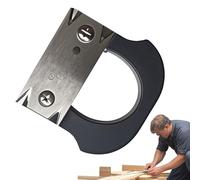 Cortabordes para Carpintería - Lijadora De Cantos Manual Para Rebabas - Herramienta Manual De Precisión En Acero Inoxidable Para Trabajo Con Madera PVC En Curvas Y Rectas