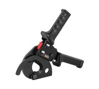MSW Cizalla Cortacables De Carraca MSW-CCHA-01(Manual con mangos ajustables, Acero (5CrNiMo), Cuchilla 52 HRC, Corte hasta 500 mm2)