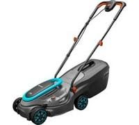Gardena cortacésped a batería PowerMax 32/18V P4A sin batería: Ancho de Corte 32 cm, Capacidad 30 l, Altura de Corte Ajustable Central, Motor PowerPlus Eco-Modus (14632-55)