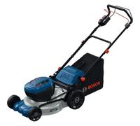 Cortacésped Bosch GRA18V2-46SP inalámbrico 46 cm 36V doble batería azul