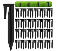 Cortacésped Clavos, 100 Piezas Estacas para Robot cortacésped, Robot Cortacésped Cable Clavijas de Fijación, Compatible con Bosch, Gardena, Husqvarna, Worx, Stihl, Yard Force