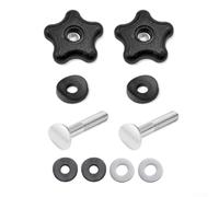 Cortacésped de acero inoxidable para sopladores de nieve Toro, kit de 4 piezas que incluye arandelas, tuercas, tornillos, pernos, sujetadores seguros para pesados