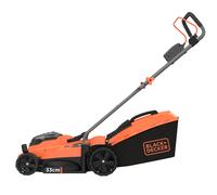 Cortacésped de batería black + decker bcmw3318l2-qw 36v 33 cm ancho de corte 40 de autonomía con cargador y batería incluido