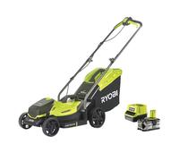 Cortacésped de batería ryobi rlm18x33b40 18v 33 cm ancho de corte con batería y cargador incluidos