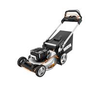 Cortacésped de batería worx wg761e 80v 51 cm ancho de corte con batería y cargador incluidos