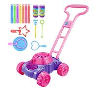Cortacésped de burbujas - Juguete de juego de imitación para jardín y exterior,Juguete de empuje con producción de burbujas para - para niños y niñas Navidad Cumpleaños Fiestas y fiestas festivas