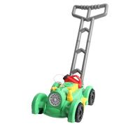 Cortacésped De Burbujas para Niño-s Pequeñ-os, Máquina Sopladora De Burbujas Al Aire Libre, Cortacésped De Juguete De Empuje con Máquina De Burbujas, Juguete De Jardín Automático con Pilas