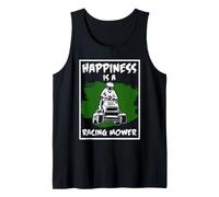 Cortacésped de Carreras Humor La Felicidad es una cortadora de césped de Carreras Camiseta sin Mangas
