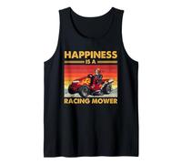 Cortacésped de Carreras Humor La Felicidad es una cortadora de césped de Carreras Camiseta sin Mangas