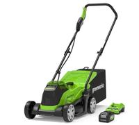Cortacésped de empuje Greenworks 2516107UB 520 m² 33 cm 24 W