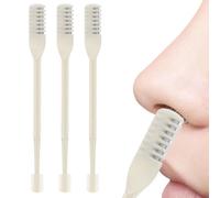 Cortacésped de pelo de nariz para hombres - Depilación Nasal doble cabezal | Herramienta de aseo giratoria de 360°, 3 piezas pinza nasal para mujeres y hombres
