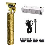 Cortacésped de Pelo Hombres, Kit De Aseo Para Hombres Recargable Inalámbrico Para Cortacésped Eléctrico, Cortacéspedes De Peluquería Inalámbricos Para Corte Y Aseo Del Cabello