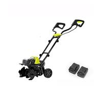 Cortacésped, Desgarrador eléctrico de Suelo pequeño 2400W, arado sin escobillas 40V, máquina for el hogar, jardín, parcela Verduras, huerto Invernadero