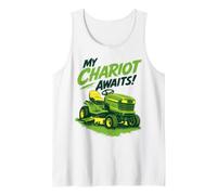 Cortacésped Divertido para Montar ¡Mi Carro Espera! Camiseta sin Mangas