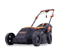 FUXTEC Cortacésped Eléctrico con Cable FX-RME38 12 kg, Ancho de Corte 38 cm, Recogedor de 40 L, Altura de Corte 20 mm - 70 mm, 1600 vatios - 220V.