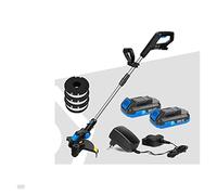Cortacésped eléctrico de 20V, cortacésped inalámbrico de 12 Pulgadas, Cortador de Hilo de liberación automática, Herramientas de poda de jardín, batería de Iones de Litio(20V-Coil-Set3)