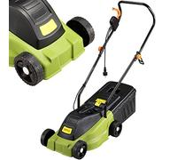 Cortacésped eléctrico de jardín cortacésped a empuje Modelo A5099 Potencia Motor 1000 W Ancho corte 30 cm altura de corte ajustable 25/40/55 mm con depósito de basura de plástico de 25lt