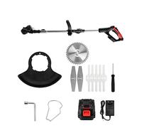 Cortacésped eléctrico inalámbrico de 1500W, Cortador Ajustable de Longitud, Herramientas eléctricas for jardín y hogar(Lawn Mower Set 3)
