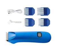 Cortacésped eléctrico para el cuerpo - Afeitadora para hombre de bajo ruido, aparato de aseo para zona, para bolas, espalda, axilas, pecho, control de pelo de brazo y de