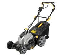 Cortacésped eléctrico POWPG6290 (1.800 W, Ancho de corte: 46 cm)