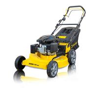 GARLAND Hunter 1269 SML-V20 - Cortacésped Gasolina 196 CC con tracción, 56 cm, chasis Aluminio, Saco 75L, Altura 15-75 mm