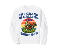 Cortacésped Grass is Calling I Must Go Gardening Día del Padre Sudadera