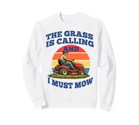 Cortacésped Grass is Calling I Must Mow Gardening Día del Padre Sudadera