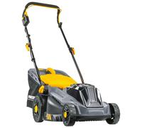Cortacésped inalámbrico 21V ancho de corte 38cm batería 2x4 Ah recogedor césped