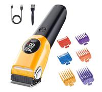 Cortacésped para aseo canino | Kit eléctrico inalámbrico | Cortadores de pelo para mascotas | Para razas pequeñas y grandes cachorros gatos fino largo grueso y rizado pérdida de pelo