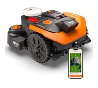 Worx Landroid Vision Cloud WR308E 2WD Robot Cortacésped, Sin Cable Perimetral, hasta 800 m², Evitación de Obstáculos con IA, Navegación VSLAM + RTK Cloud, Mapeo Automático, Control por App