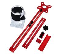 Cortacírculos Para Fresadora Soporte Auxiliar Riel Guía 65 mm Carpintería