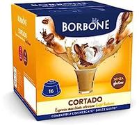 CORTADO CAFÉ MACCHIATO CAFFÈ BORBONE - 16 CÁPSULAS COMPATIBLES DOLCE GUSTO 6.3g