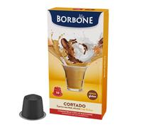 10 Cápsulas Caffè Borbone Cortado Macchiato Leche 100% Compatibles Nespresso